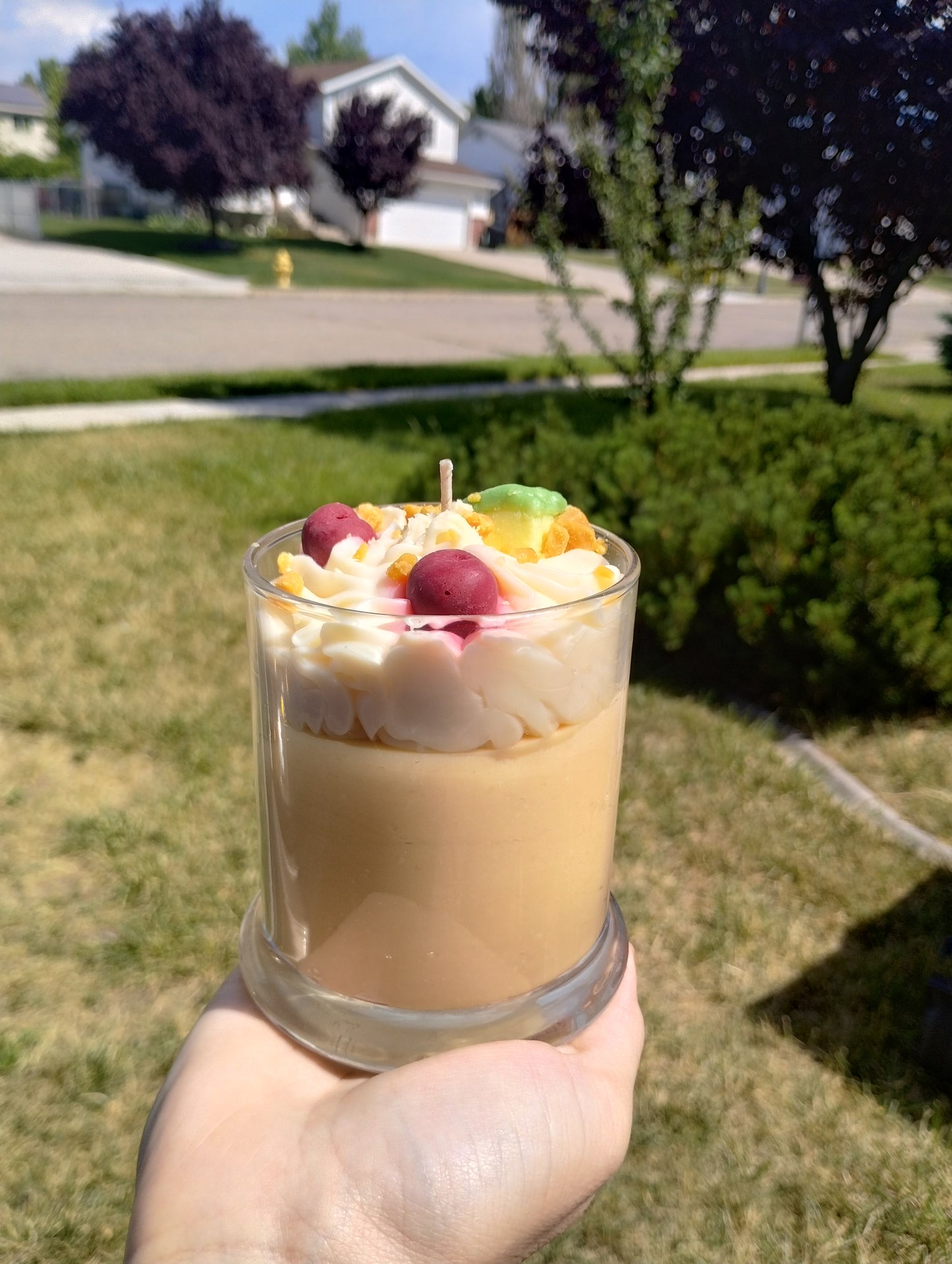 Pineapple Upsidedown Cake Candle