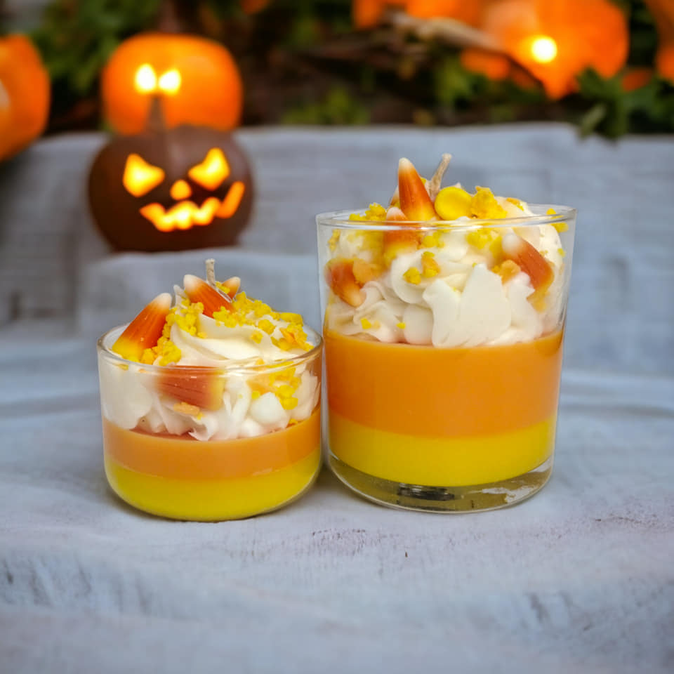 Candy Corn Candle